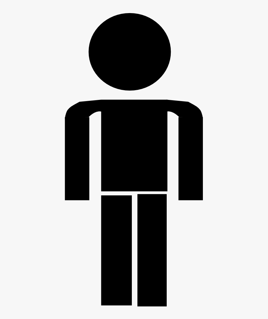Stick Figure Icon Png - Male Stick Figure, Transparent Png