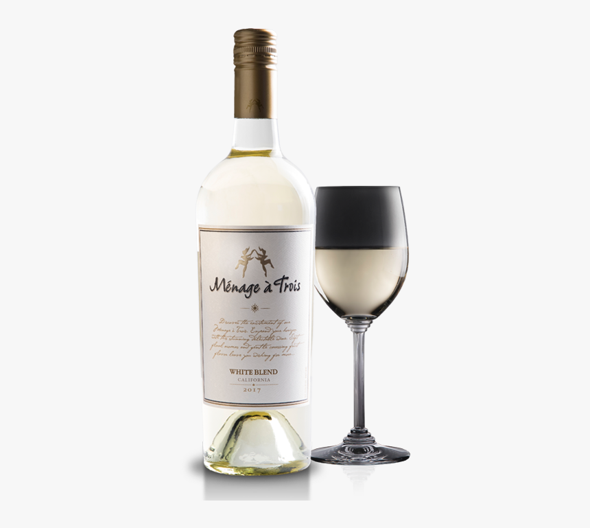 California White Wine - Menage A Trois California White Wine, HD Png Download