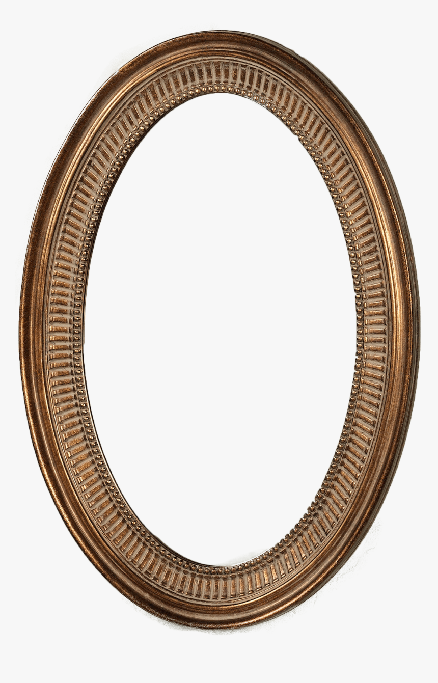 Simple Oval Frame - Marco De Oro Ovalado, HD Png Download