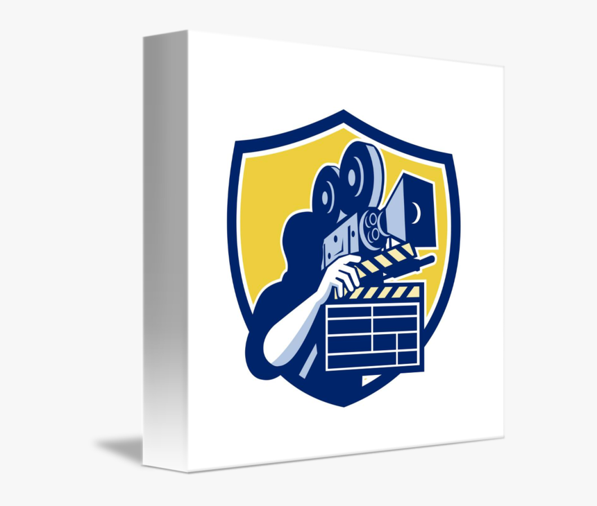 Transparent Vintage Camera Clipart - Vintage Cameraman Illustration, HD Png Download