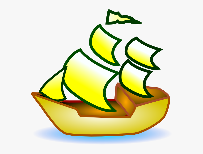 Sailing Boat Svg Clip Arts - Green Boat Clipart, HD Png Download