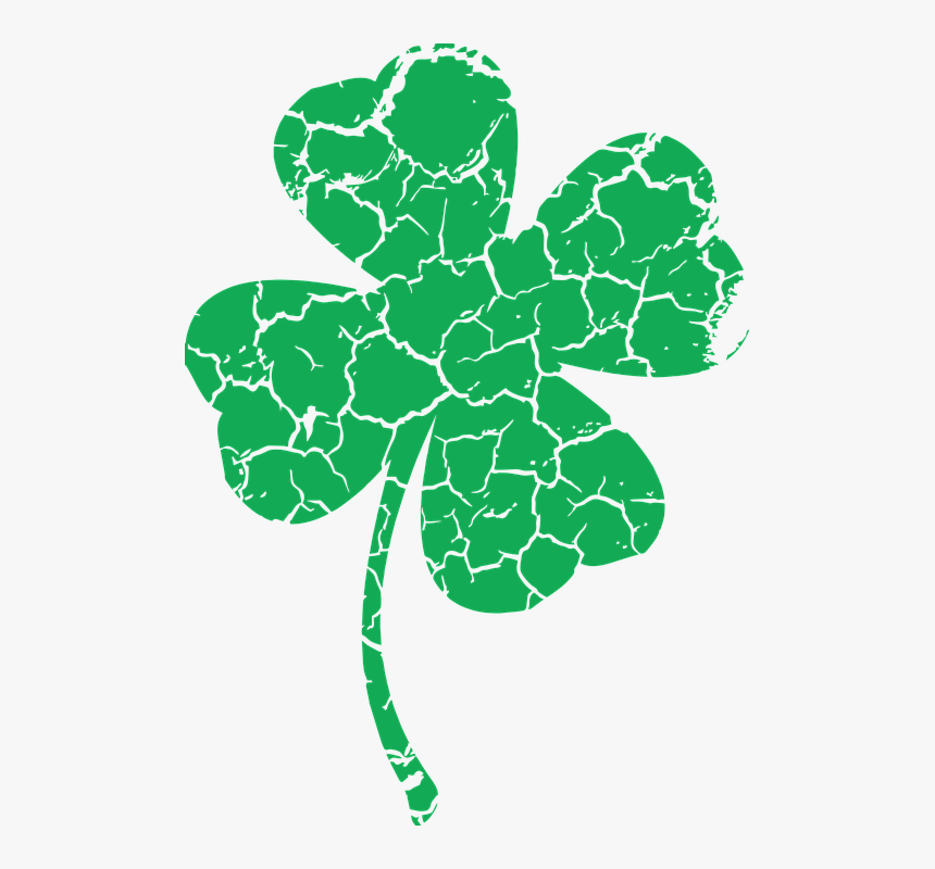 Distressed Clover, St Paddy S Day, St Patrick S Day - Distressed Clover Svg, HD Png Download