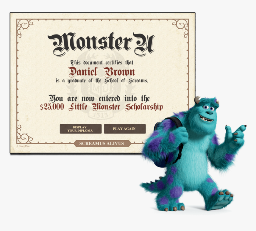 Kellogg S Monsters University Facebook App Design , - Monsters University Folder Icon, HD Png Download
