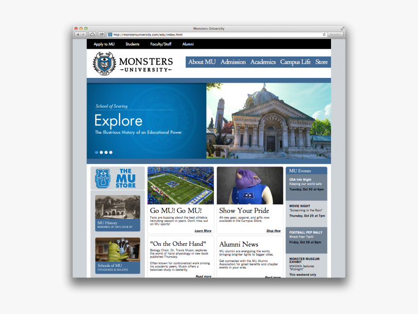 Monsters University Marketing, HD Png Download