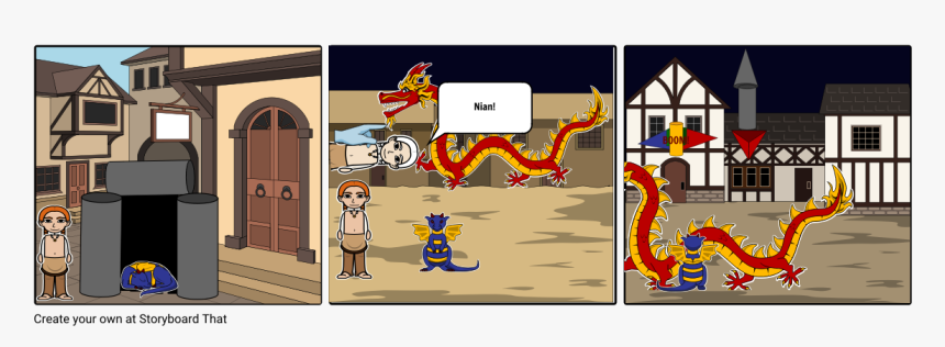 Chinese New Year Storyboard, HD Png Download