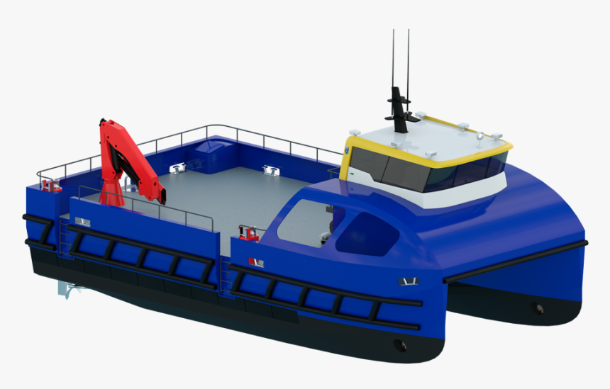 Catamaran Workboat Plans, HD Png Download