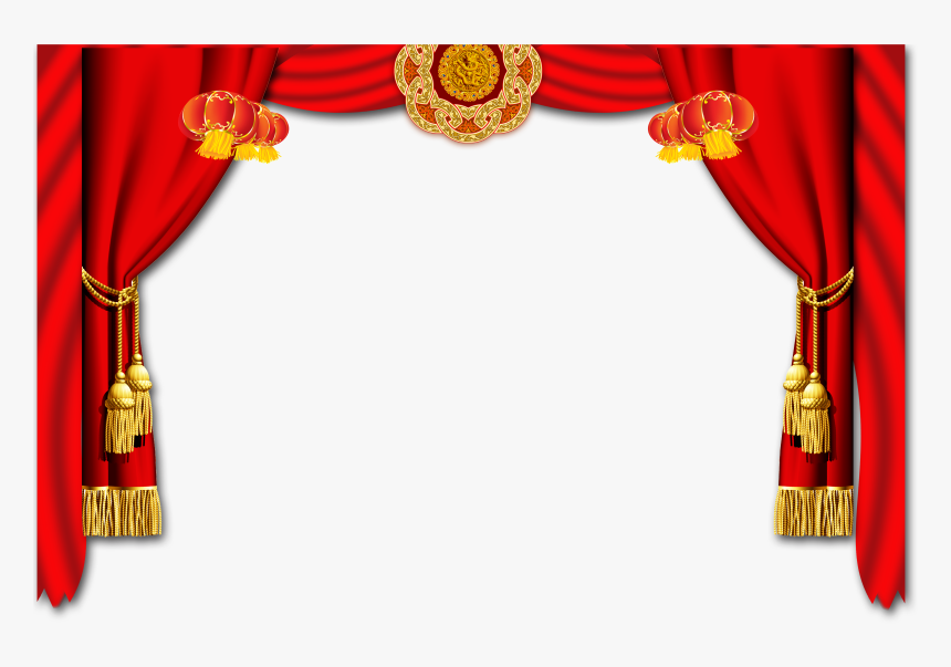 China Chinese New Year Wedding Invitation Clip Art - Chinese New Year Border Png, Transparent Png