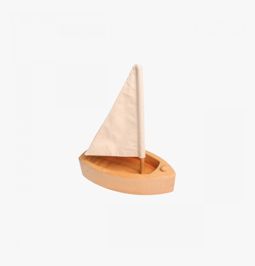 Wooden Sail Boat 
 Title Wooden Sail Boat - Sail, HD Png Download