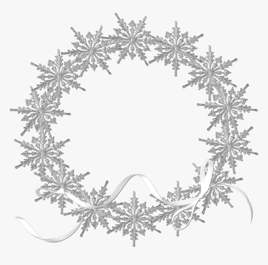 Transparent Snowflakes - Line Art, HD Png Download