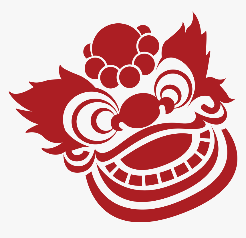 Transparent Lion Head Png - Chinese New Year Icon, Png Download