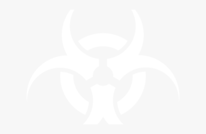 Biohazard Symbol Png Transparent Images - White Transparent Biohazard Symbol, Png Download