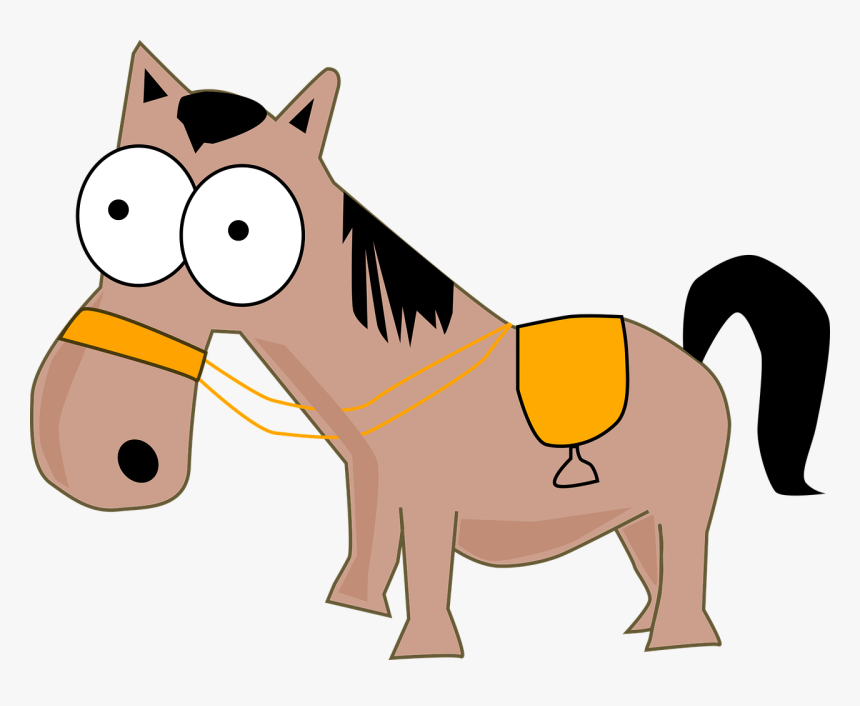 Horse Cartoon Vector Png, Transparent Png