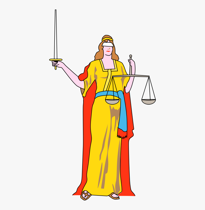 Blind Lady Justice Png, Transparent Png