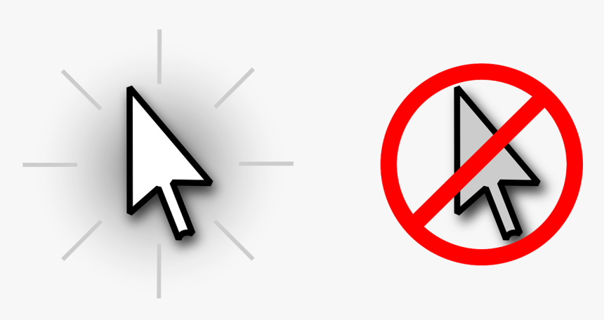 Arrow, Hide, Show, Pointer, Mouse Pointer, Computer - Do Not Step On The Toilet, HD Png Download