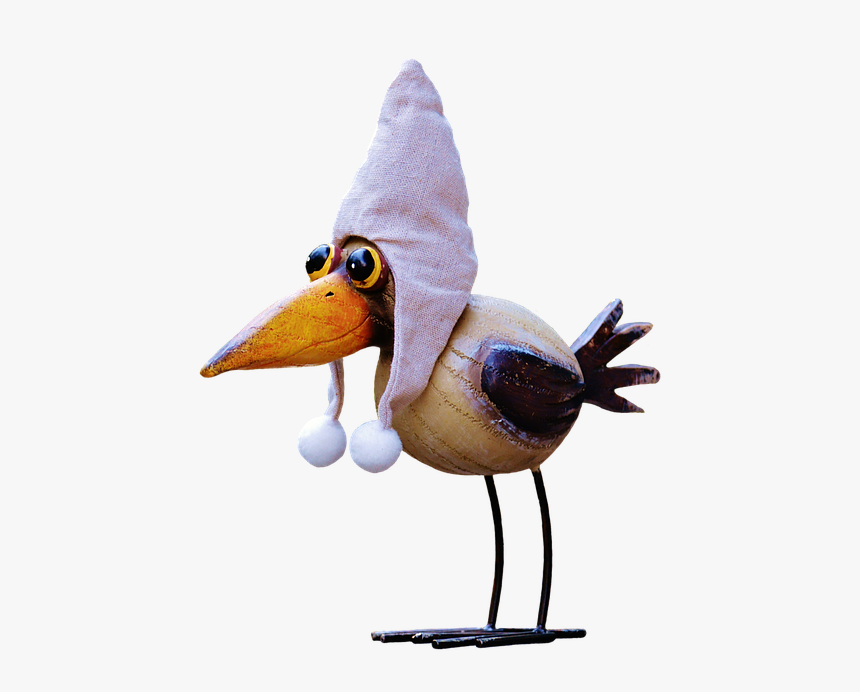 Raven, Bird, Cap, Funny, Bobble, Crow, Sweet, Cute - Kawa Chala Hans Ki Chaal, HD Png Download
