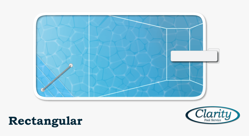Rectangular Shape Swimming Pool Shape Configuration - Swimming Pool, HD Png Download