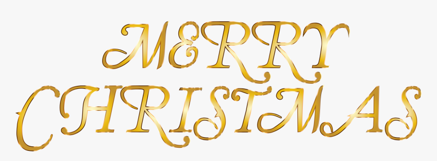 Transparent Merry Christmas Text Png - Merry Christmas No Background, Png Download