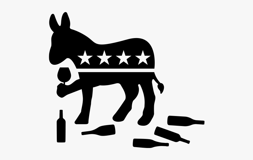Donkey - Republican And Democrat Signs, HD Png Download