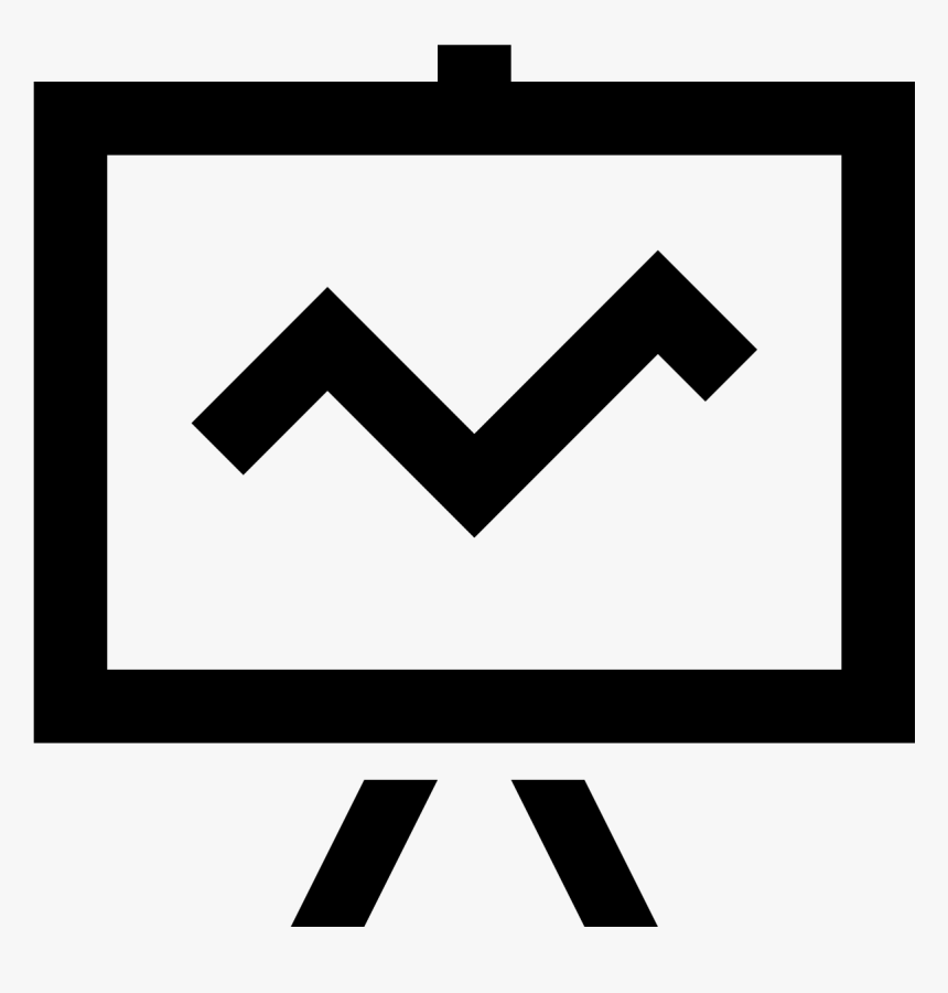 This Logo Is Rectangular, With A Line Chart And Statistics, HD Png Download