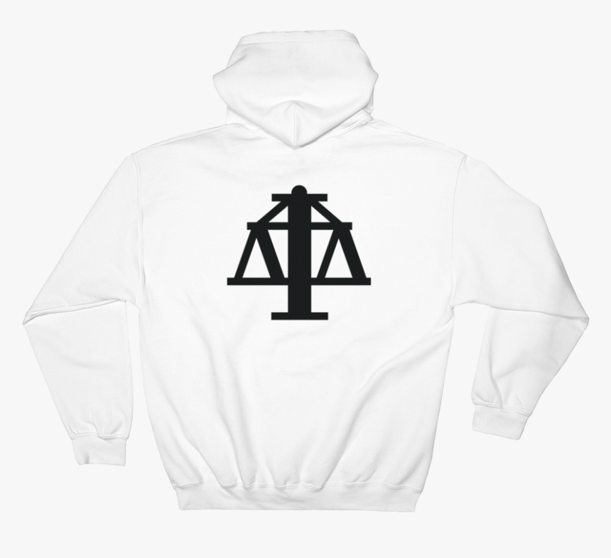 Justice Scales Hoodie Back Print - Hoodie, HD Png Download
