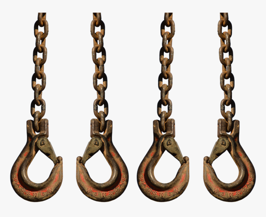 Chain Png Transparent Images - Transparent Background Chain Hook Png, Png Download