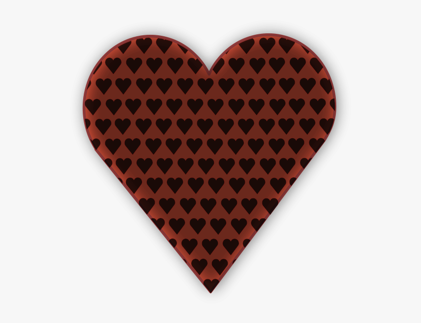 Heart In Heart Png Images - หัวใจ สี น้ำตาล, Transparent Png