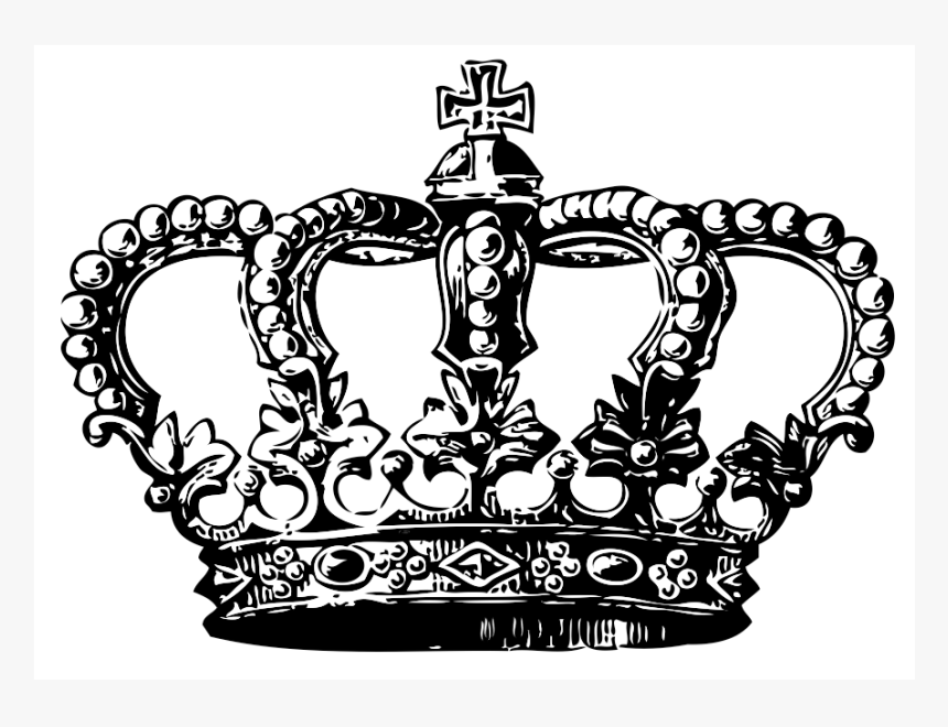 King Crown Design Tattoo, HD Png Download