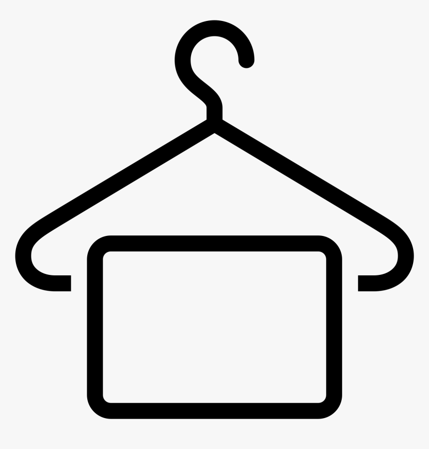 This Logo Is Of A Clothes Hanger, The Hooked Part Facing - Icon Clothes Hanger Png, Transparent Png
