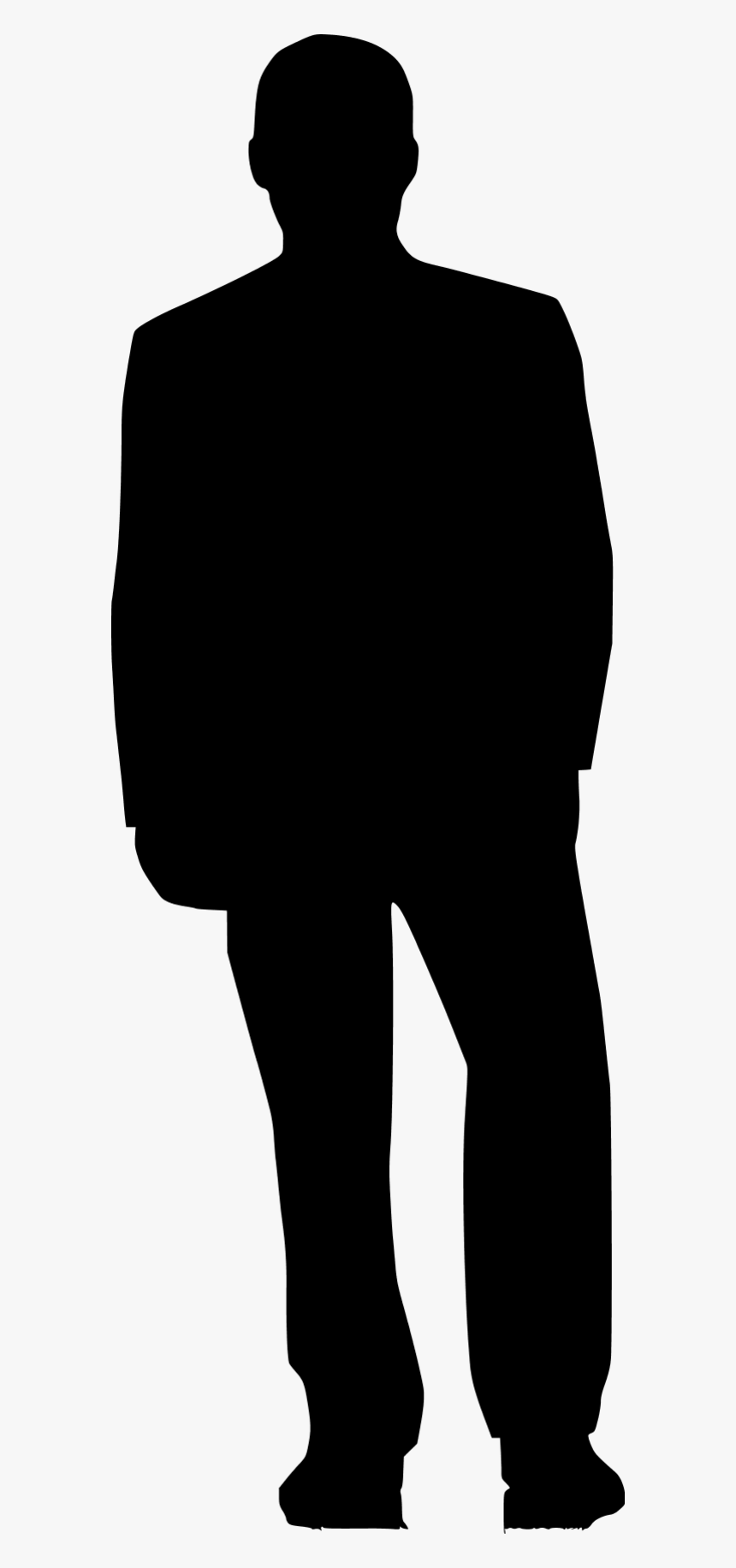 Sad Clipart Silhouette - Silhouette Person Back Png, Transparent Png