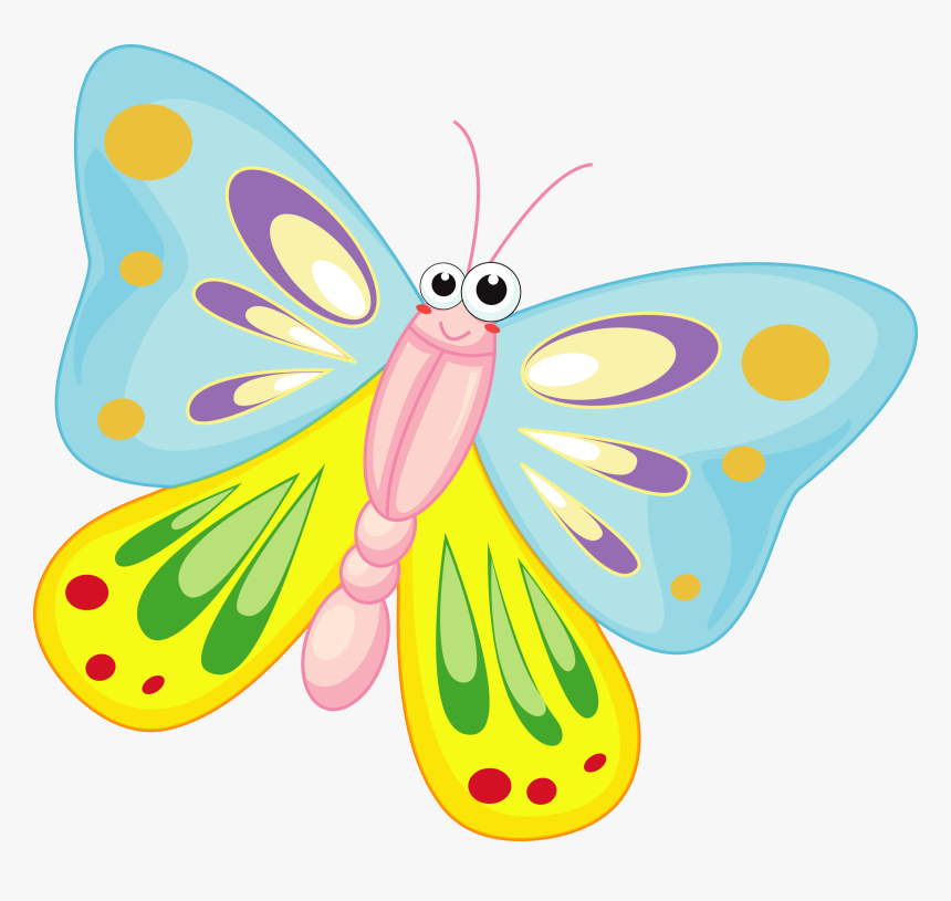Cartoon Butterfly Clip Arts - Butterfly Clipart, HD Png Download