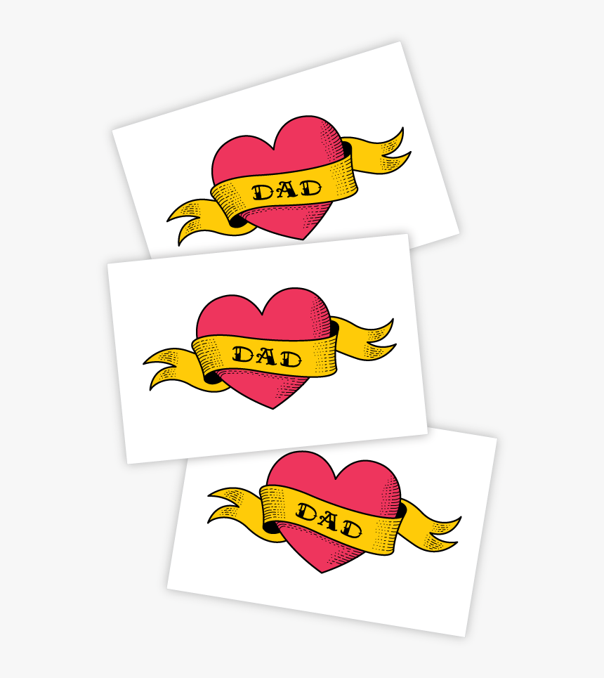 Love Dad Tattoo Png, Transparent Png