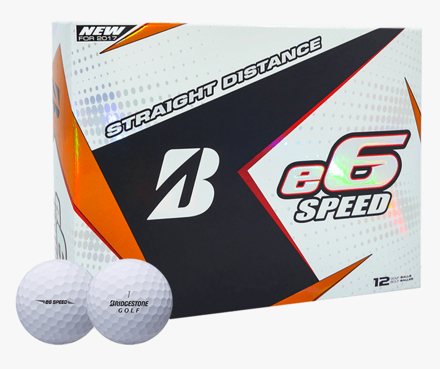 Bridgestone E6 Speed Golf Balls, HD Png Download