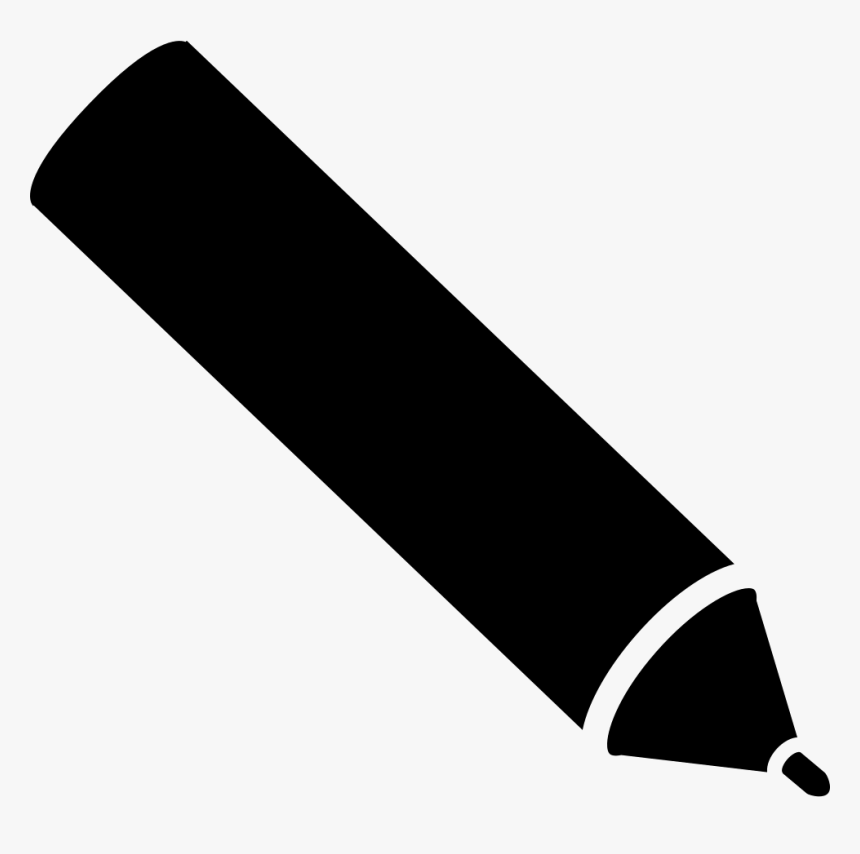 Black Pen - Icono Plumon Png, Transparent Png