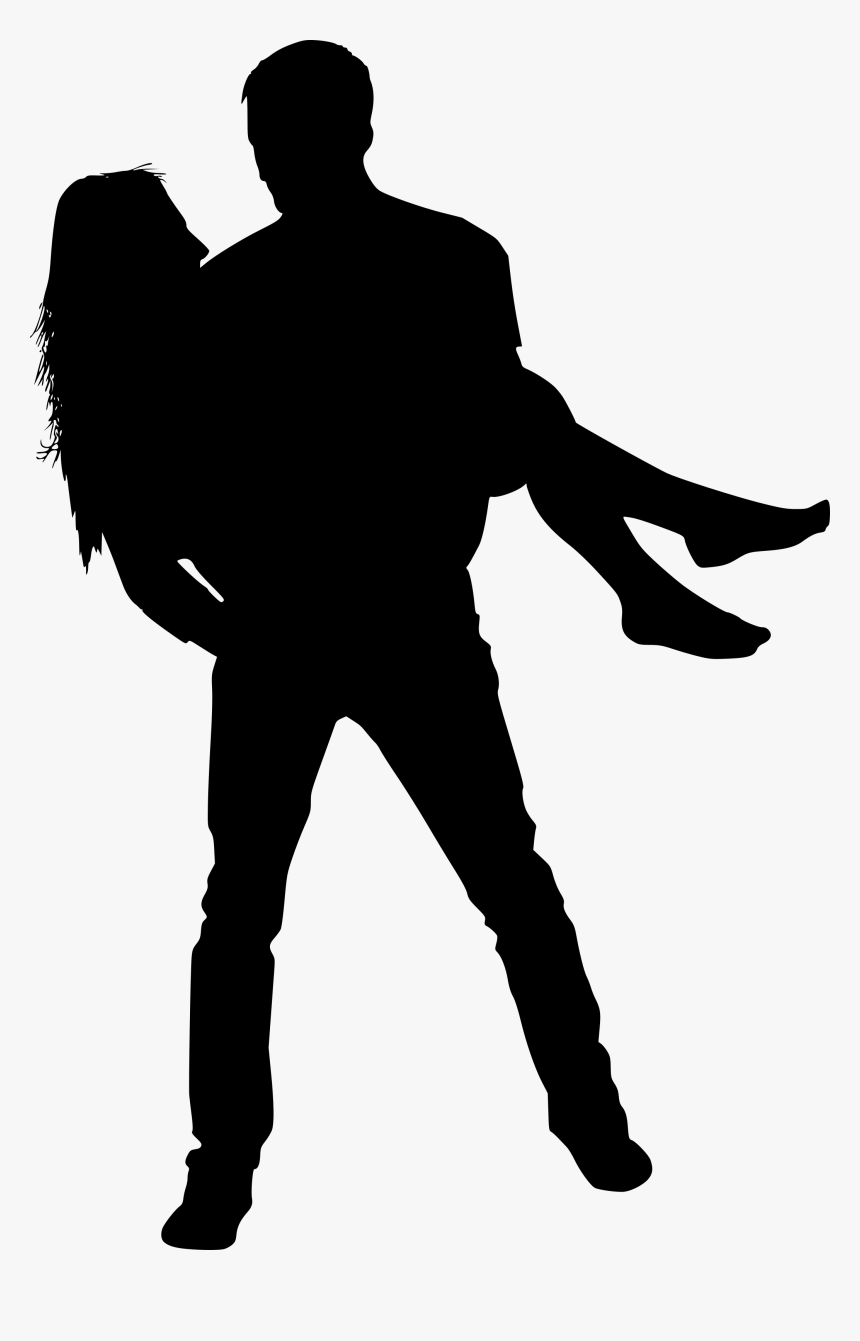 Man And Woman Silhouette Png, Transparent Png