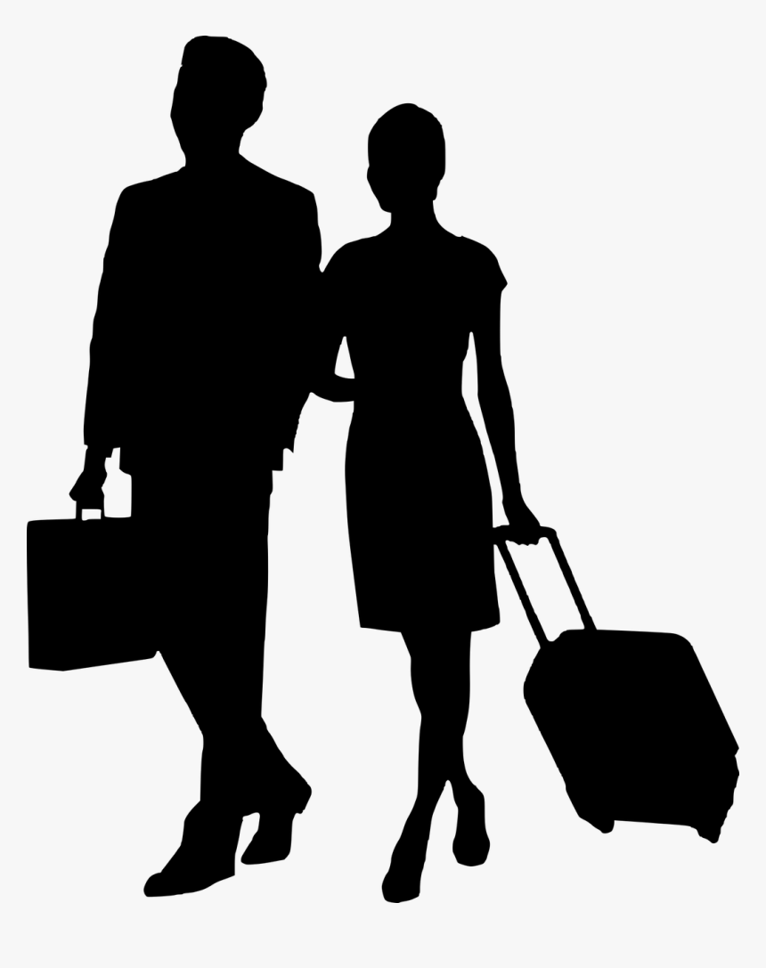 Clip Free Stock Travel Silhouette Man - Tourist Silhouette Png, Transparent Png