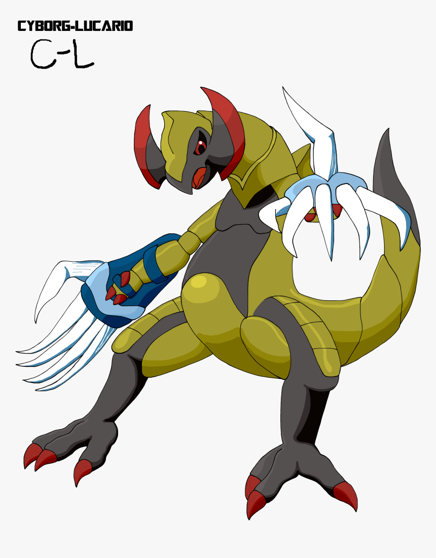 [com] Haxorus Dragoon Arms - Cartoon, HD Png Download