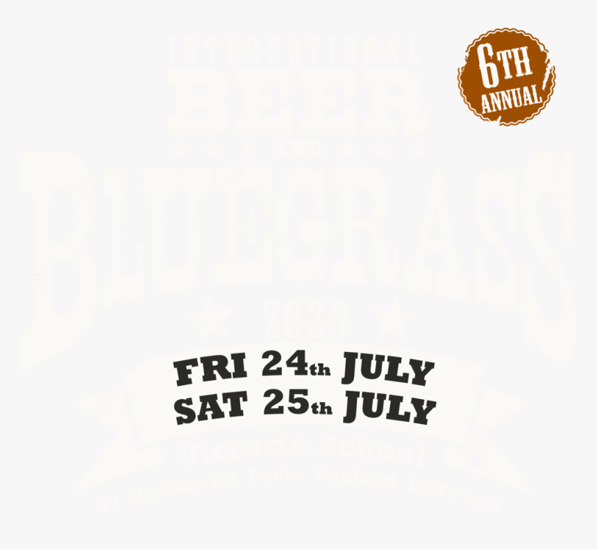 Beer & Bluegrass Festival Logo 2019 White, HD Png Download