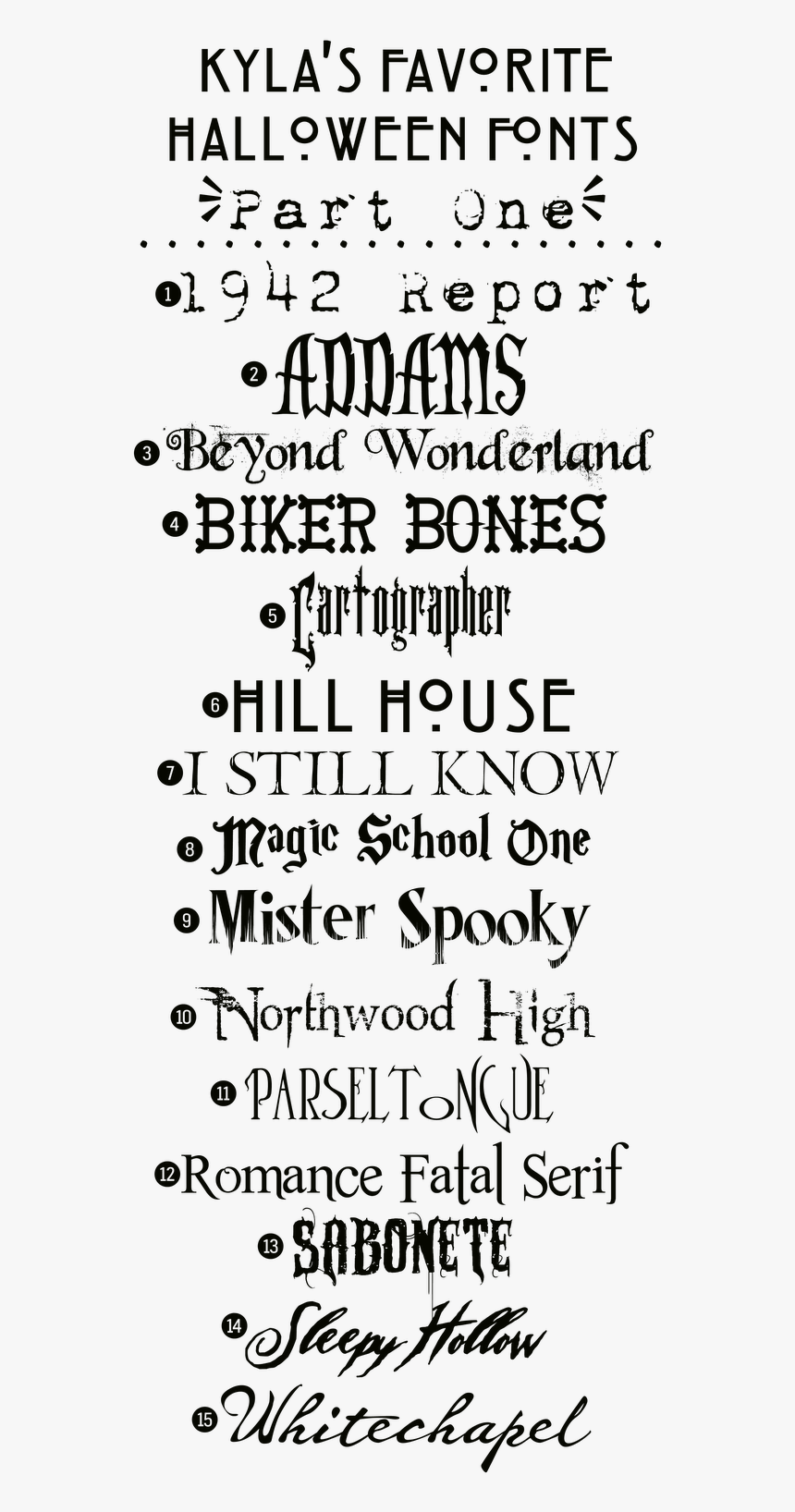 Transparent Minerva Mcgonagall Signature Png - Halloween Fonts Alphabet, Png Download