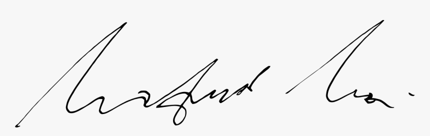 Manfred Unterschrift, HD Png Download