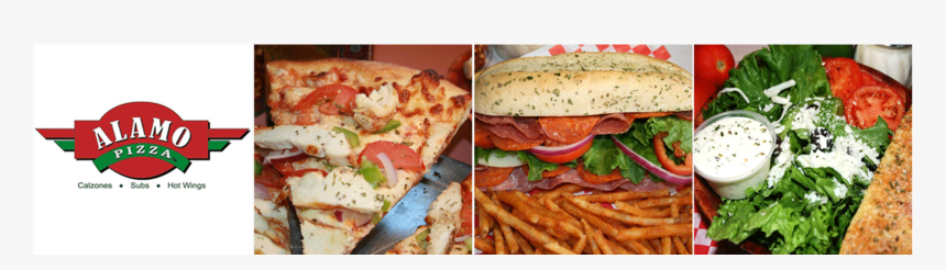 Alamo Pizza & Wings Menu, HD Png Download