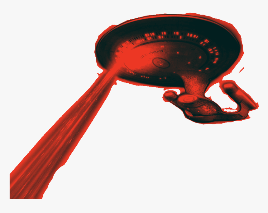 The Enterprise Activates Tractor Beam - Illustration, HD Png Download