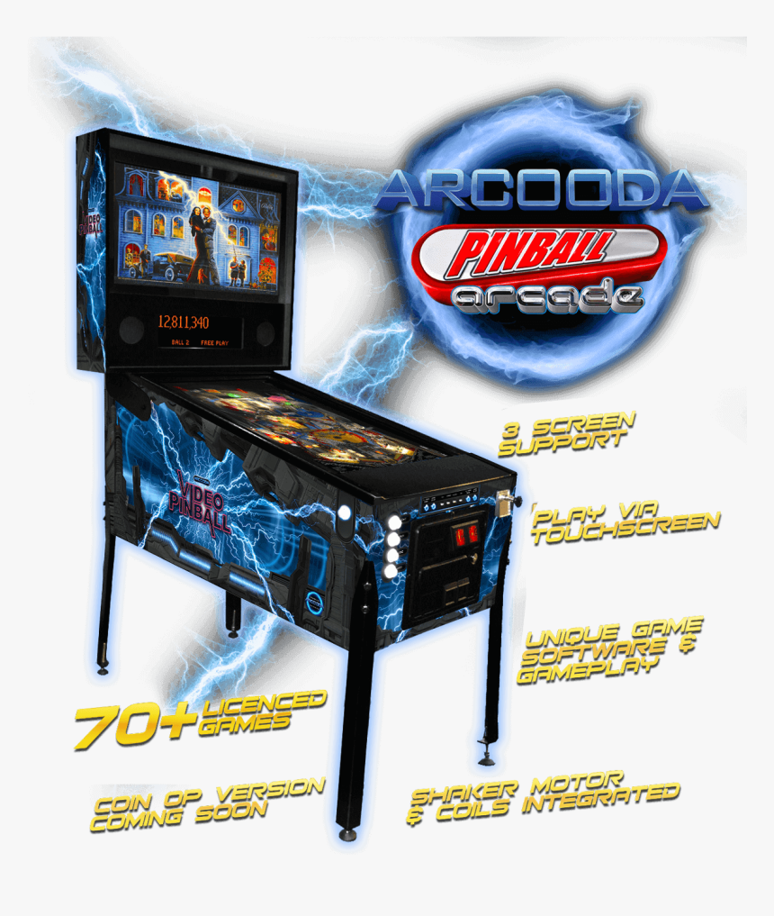 Arcooda Pinball Logo, HD Png Download