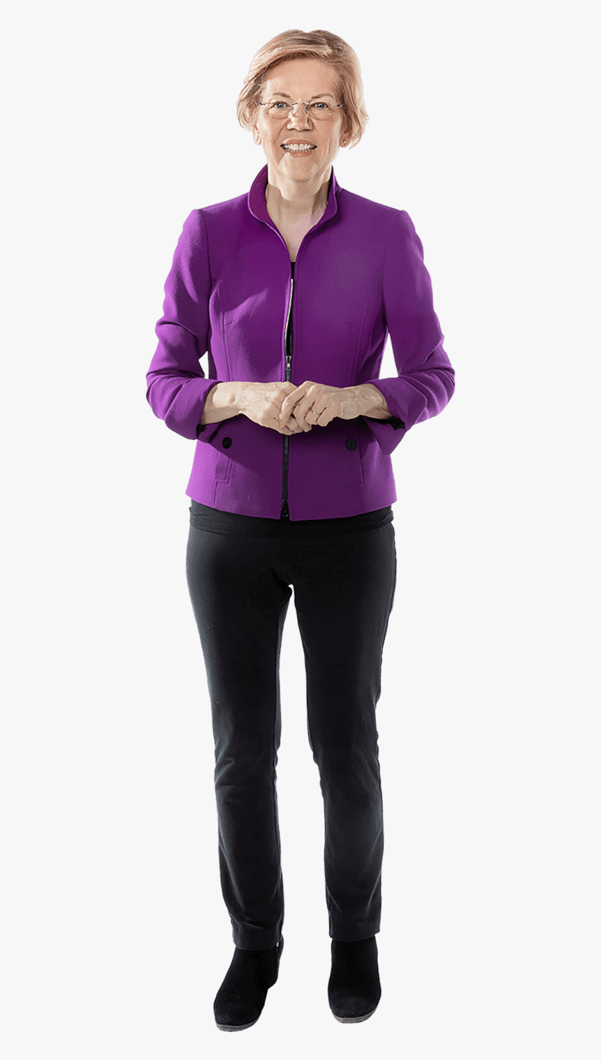 Elizabeth Warren Black Pants, HD Png Download