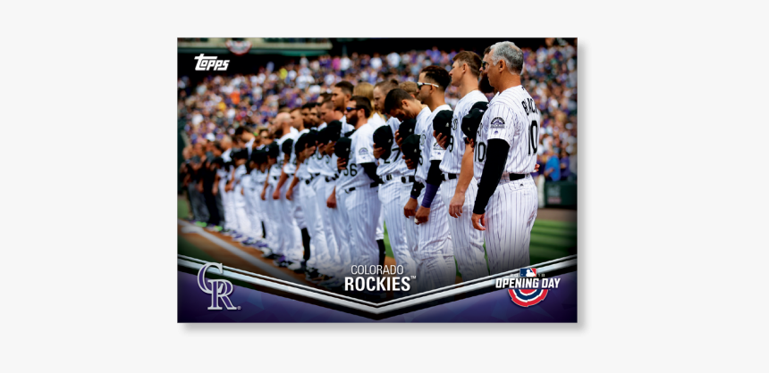 Colorado Rockies 2018 Topps Opening Day Baseball Opening - College Baseball, HD Png Download