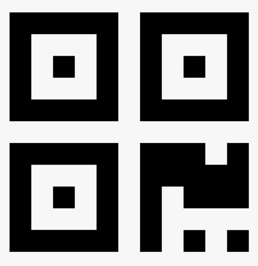Qrcode Font Awesome - Simple Qr Code Png, Transparent Png