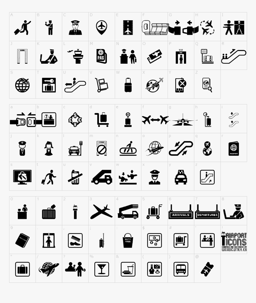 Airport Icons, HD Png Download