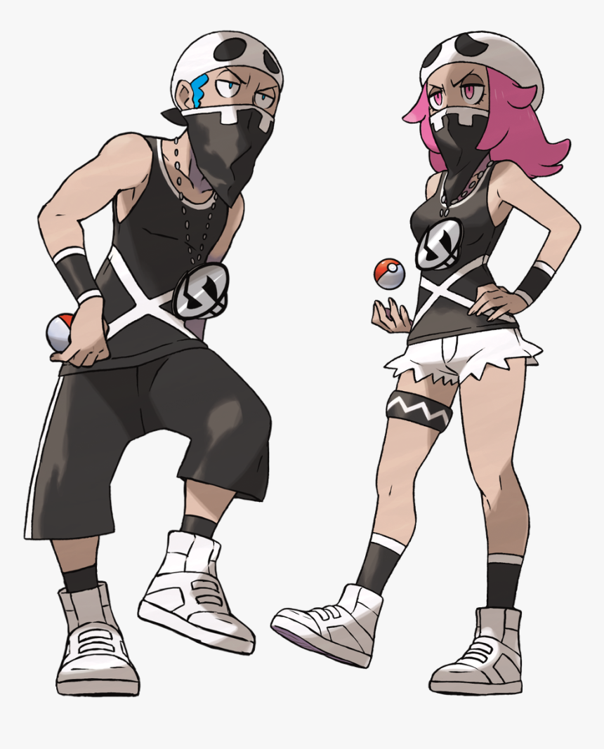 Transparent Alolan Meowth Png - Team Skull, Png Download
