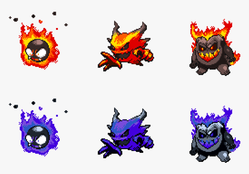 Alolan Gengar, HD Png Download