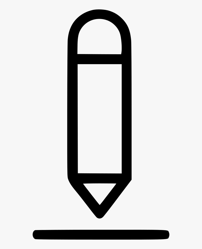 Pencil Write Book Ink Writer Marker - Контур Ручки Пнг, HD Png Download
