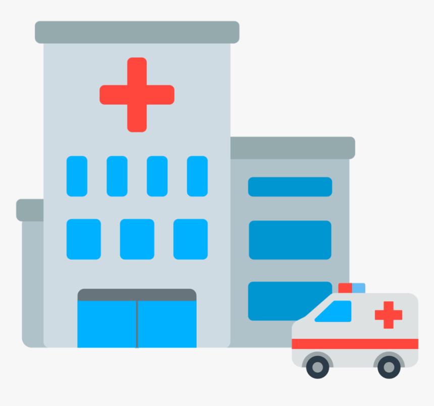 Hosptial - Clinic Emoji Png, Transparent Png